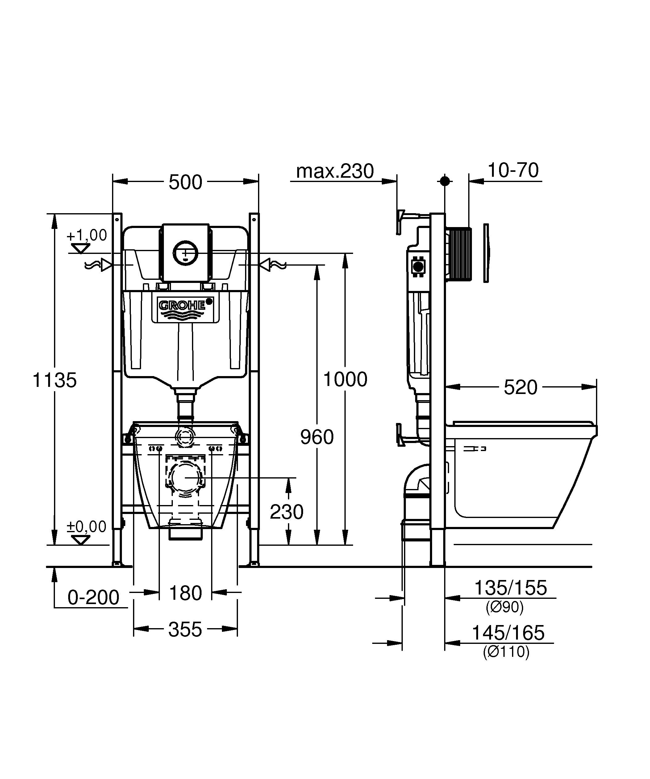 Инсталляция размеры. Инсталляция Grohe solido 38950000. Grohe solido 5 в 1 с унитазом. Инсталляция Grohe solido комплектация. Инсталляция Grohe solido 38950000 схема.